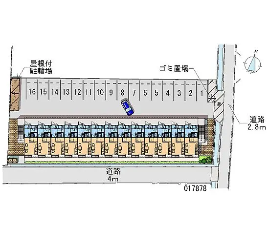 ★手数料０円★広島市安佐南区東原　月極駐車場（LP）